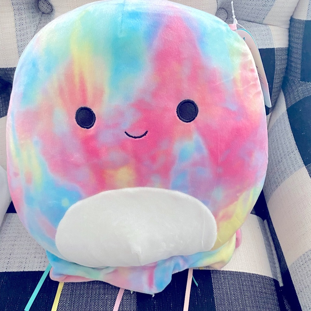 Rainbow Tie Dye Jellyfish Squishmallow